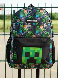 Vanilla Underground Vert - Sac à dos Minecraft Boys Creeper And Zombie imprimé sur l’ensemble| Sacs|Sacs