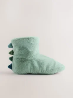 Sale Next Vert avec dinosaure - Chaussettes chaussons souples