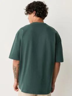 Sale Next - Coupe ample - T-shirt épais Vert foncé