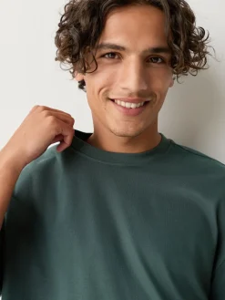 Sale Next - Coupe ample - T-shirt épais Vert foncé