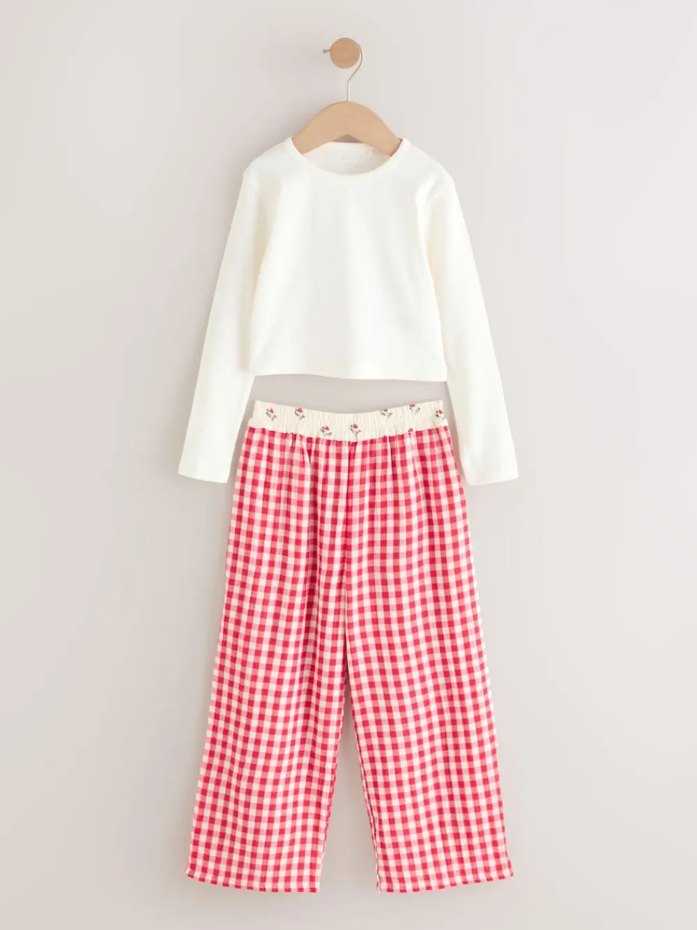 Best Next Vichy rouge/écru - Pyjamas Jambe large (3-16ans)
